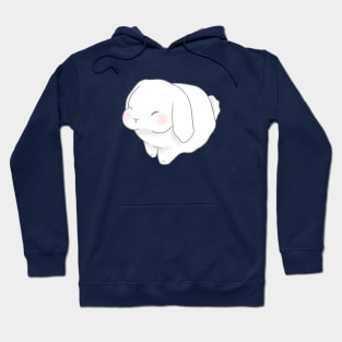 smile eyes red holland lop rabbit | Bunniesmee Hoodie